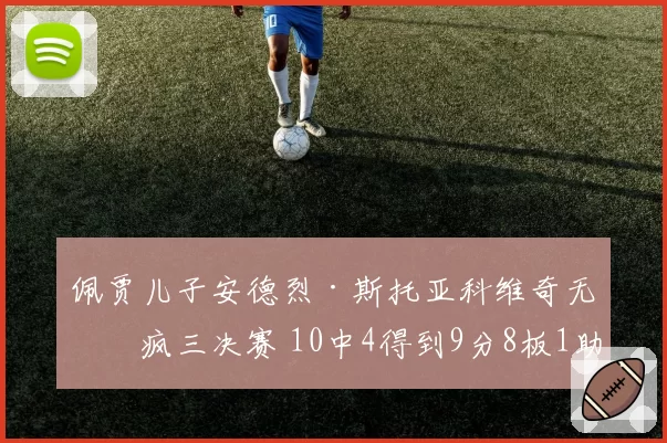 佩贾儿子安德烈·斯托亚科维奇无缘疯三决赛 10中4得到9分8板1助